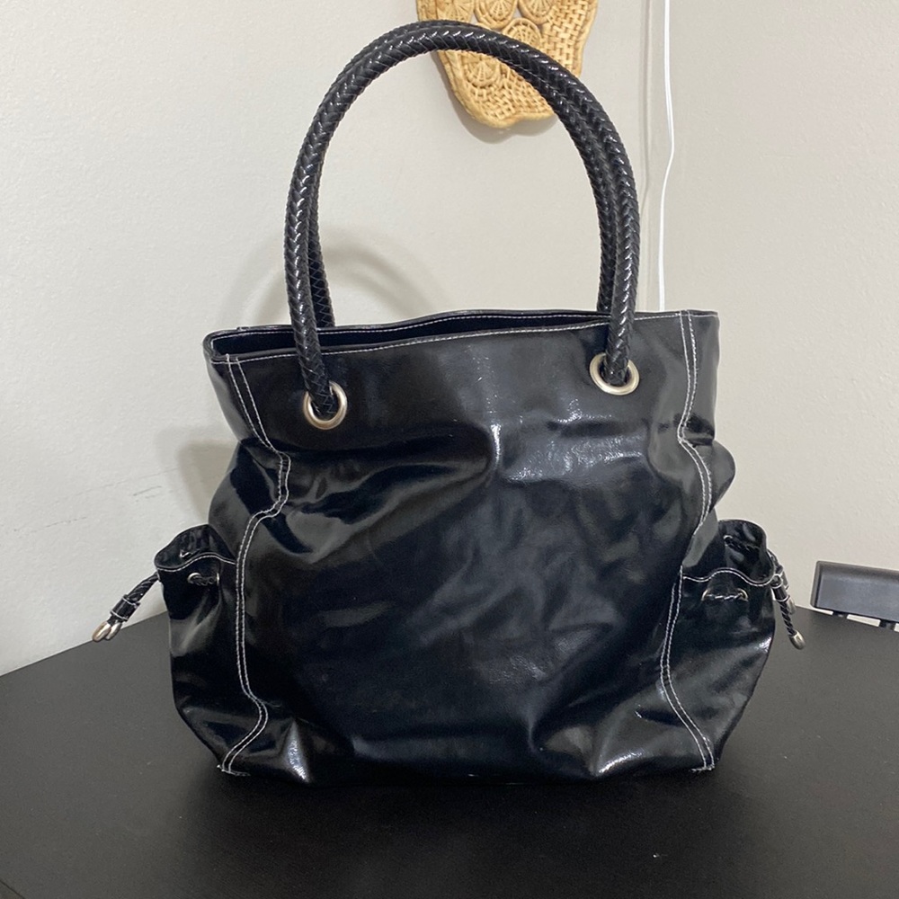 patten vegan black leather inside and out